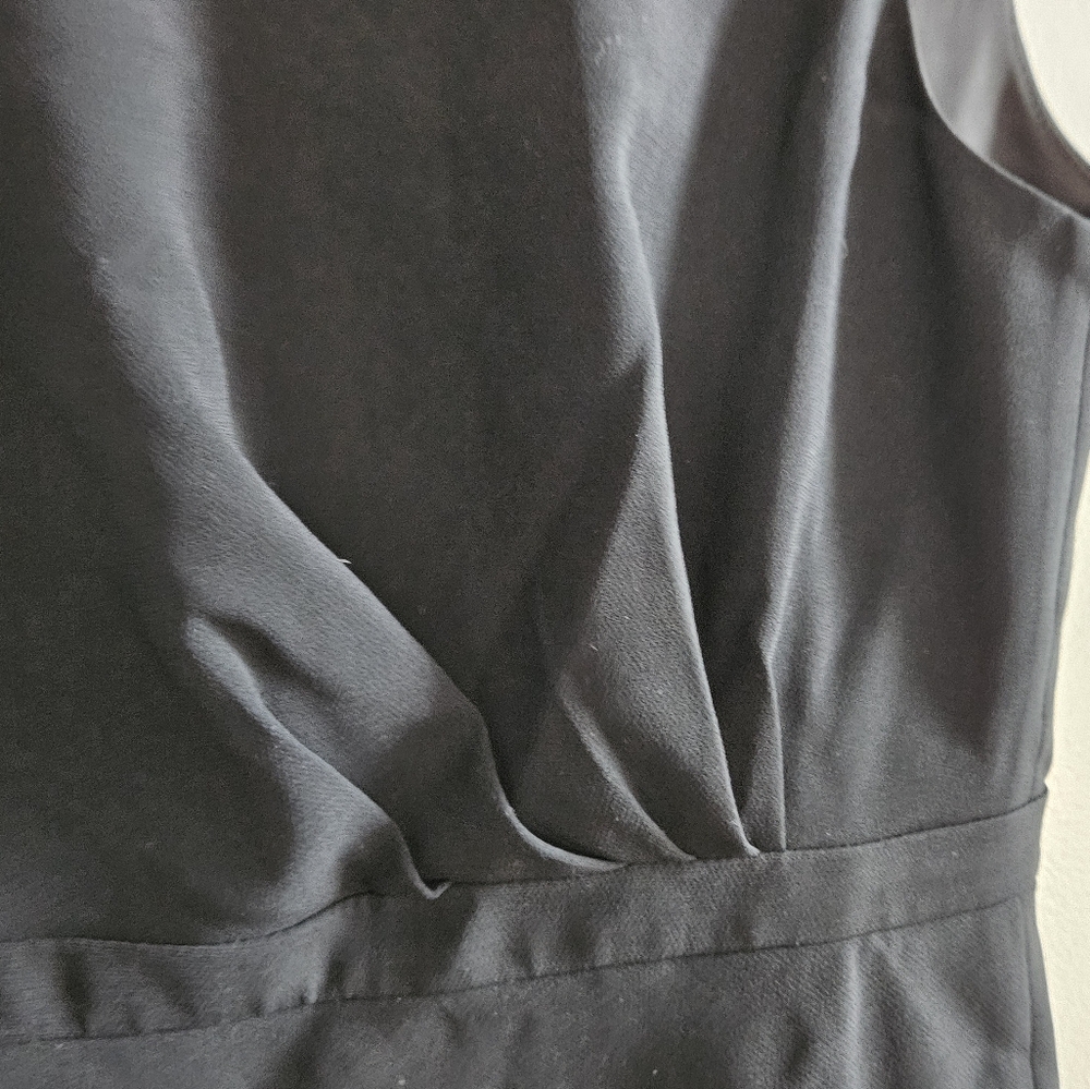 J.Crew 6P Black Shift Dress With Tulip Hem - Picture 4 of 8